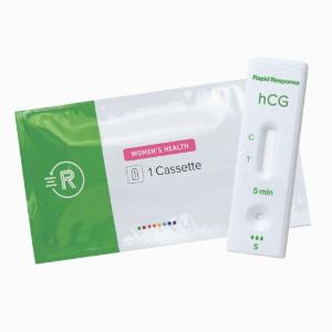 hCG pregnancy test cassette (urine/serum)