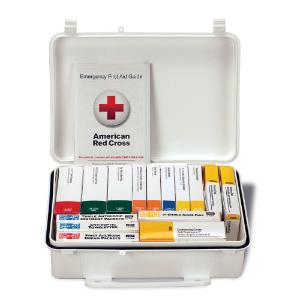 25 Person 16 Unit First Aid Kit, Plastic, Weatherproof, ANSI A, First Aid Only