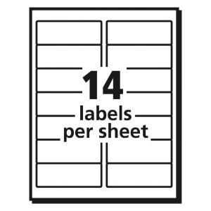 Address Labels, White, Easy Peel®, Essendant
