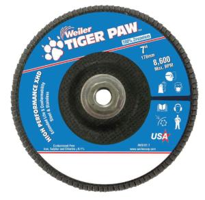 Tiger Paw Super High Density Flap Discs, Weiler®