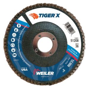 TIGER® X, Coated Abrasive Flap Discs, Weiler®
