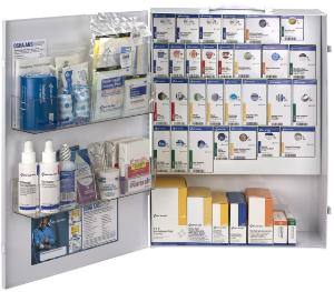 150 Person XL Metal SmartCompliance General Business First Aid Cabinet without Medications, First Aid Only, Acme United