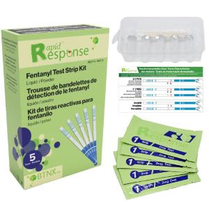 Fentanyl test kit with all kit components