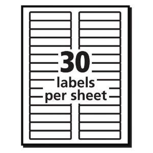 Address Labels, White, Easy Peel®, Essendant