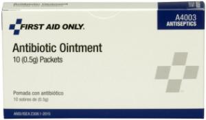 Single Antibiotic Ointment Pack, First Aid Only