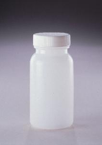 VWR® Wide Mouth Round Bottles, HDPE, with Caps