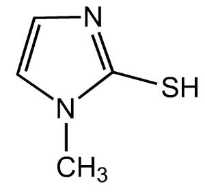 2-Mercapto-1-methylimidazole 98%