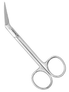 VWR® Dissecting Scissors, Bent Tip, 4¹/₂"