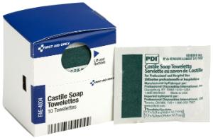 Castille Soap Wipes, First Aid Only