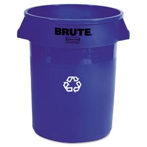 Commercial Brute Recycling Container, Round, Plastic