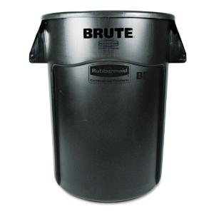 Commercial Brute Vented Trash Receptacle, Round