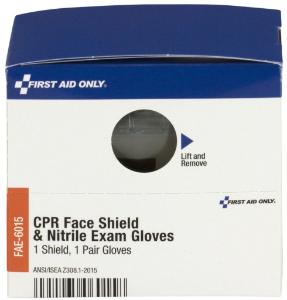 SmartComplinace Refill CPR Mask and 2 Gloves, First Aid Only