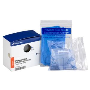 SmartComplinace Refill CPR Mask and 2 Gloves, First Aid Only
