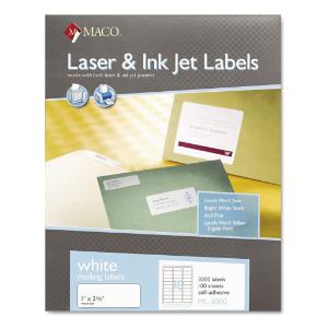 Laser and inkjet labels