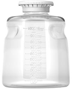 Bottle and Cap, 1000 ml, Polystyrene, Non-Sterile