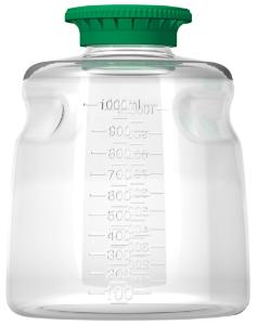 Bottle and Cap, 1000 ml, PETG, Sterile