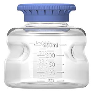 Bottle and Cap, 250 ml, PC, Sterile