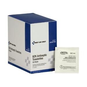 BZK Antiseptic Wipes, First Aid Only