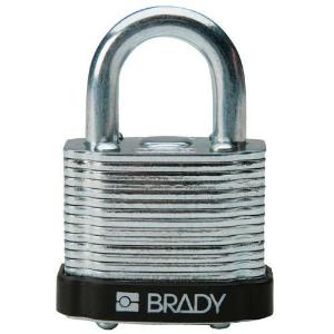 Steel Padlocks, Keyed Different with 0.75" or 1.5" Shackle, Brady Worldwide®