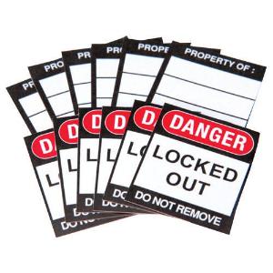 Safety Padlock Labels, Brady
