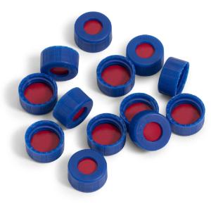 Caps, screw type, blue