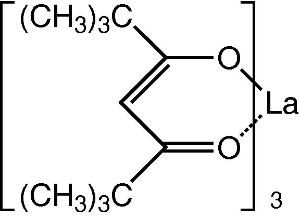 Tris(2,2,6,6-tetramethyl-3,5-heptanedionato-O,O')lanthanum(III) 98%