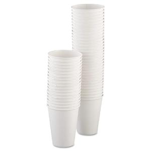 Dart® Single-Sided Poly Paper Hot Cups, Essendant