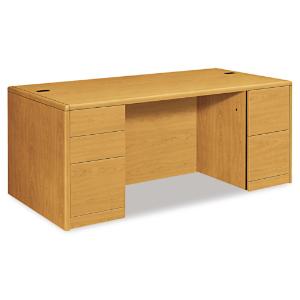 HON® 10700 Series Double Pedestal Desk with Full-Height Pedestals, Essendant LLC MS