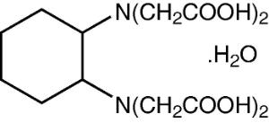 trans-1,2-Diaminocyclohexane-N,N,N',N'-tetraacetic acid monohydrate 97.5-100.5% ACS