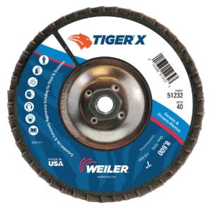 TIGER® X, Coated Abrasive Flap Discs, Weiler®