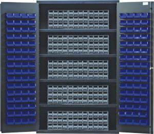 76017-130 - 48IN CABINET W/ BLUE BINS AND 180 DRAWER