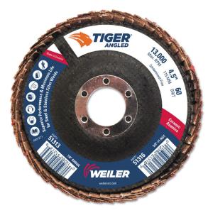 Tiger, Ceramic Angled Flap Discs, Weiler®