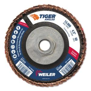 Tiger, Ceramic Angled Flap Discs, Weiler®