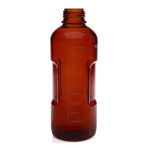 Solvent bottle amber, 1000ml