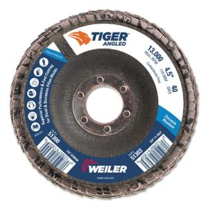 Tiger, Zirconium Angled Flap Discs, Weiler