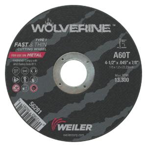 Wolverine Thin Cutting Wheels, Weiler