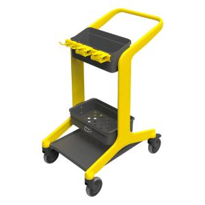 Vikan HyGo mobile cleaning station, 30.7",  yellow