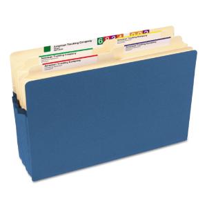 Pocket file, blue