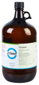 J.T.BAKER® BRAND 2-PROPANOL BAKER ANALYZED A.C.S. GRADE REAGENT - 4L AMBER GLASS BOTTLE