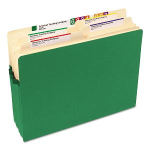 Pocket file, green