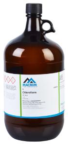 MACRON FINE CHEMICALS™ BRAND CHLOROFORM 4L AMBER GLASS BOTTLE