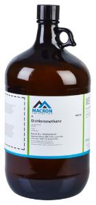 MACRON FINE CHEMICALS™ BRAND DICHLOROMETHANE (METHYLENE CHLORIDE) 4L AMBER GLASS BOTTLE