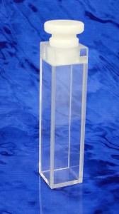 Macro Fluorescence Cuvette with PTFE Stopper, Type 21FL, Firefly