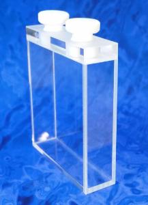 Macro Fluorescence Cuvette with PTFE Stopper, Type 21FL, Firefly