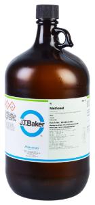 J.T.BAKER® BRAND METHANOL 4L AMBER GLASS BOTTLE