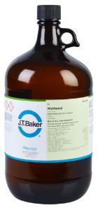 J.T.BAKER® BRAND METHANOL 4L AMBER GLASS BOTTLE