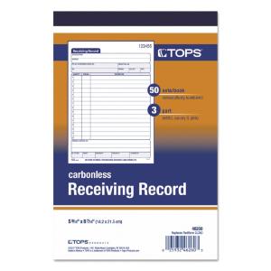 TOPS® Receiving Record Book, Essendant