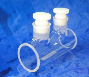 Cylindrical Cuvettes with 2 PTFE Stoppers, FireflySci