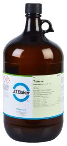 J.T.BAKER® BRAND TOULENE 4L AMBER GLASS BOTTLE