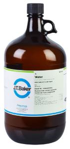 J.T.BAKER® BRAND WATER 4L AMBER GLASS BOTTLE